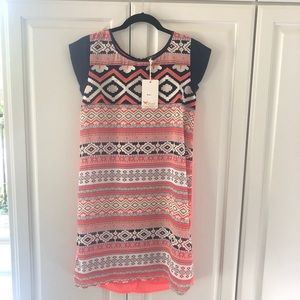 Aztec print dress, size Medium (runs small)